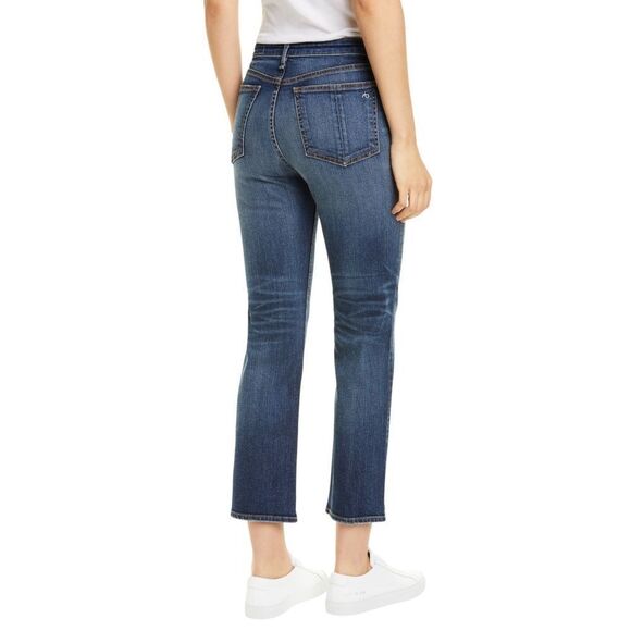 RAG & BONE Nina High Rise Ankle Straight Leg Jeans 31 - Picture 6 of 10